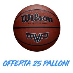 WILSON MVP 5 Palla da Basket Marrone Bambini 5  