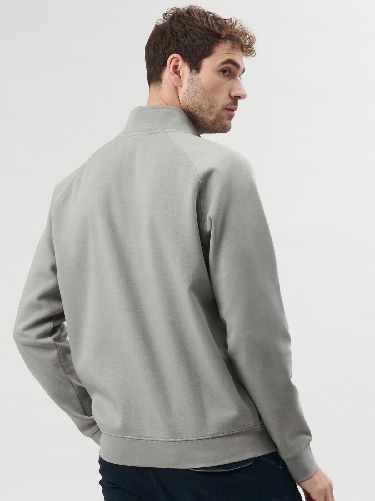 FELPA SIRIO CON MEZZA ZIP